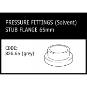 Marley Solvent Stub Flange 65mm - 826.65